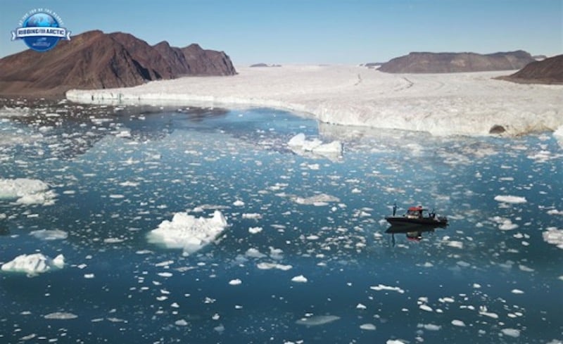Il ghiaccio che ostruisce la via marittima è stato un evento regolare durante il viaggio, nonostante il riscaldamento globale.