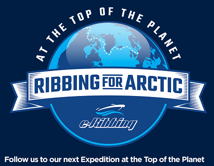 Il logo della spedizione RIBBING FOR ARCTIC